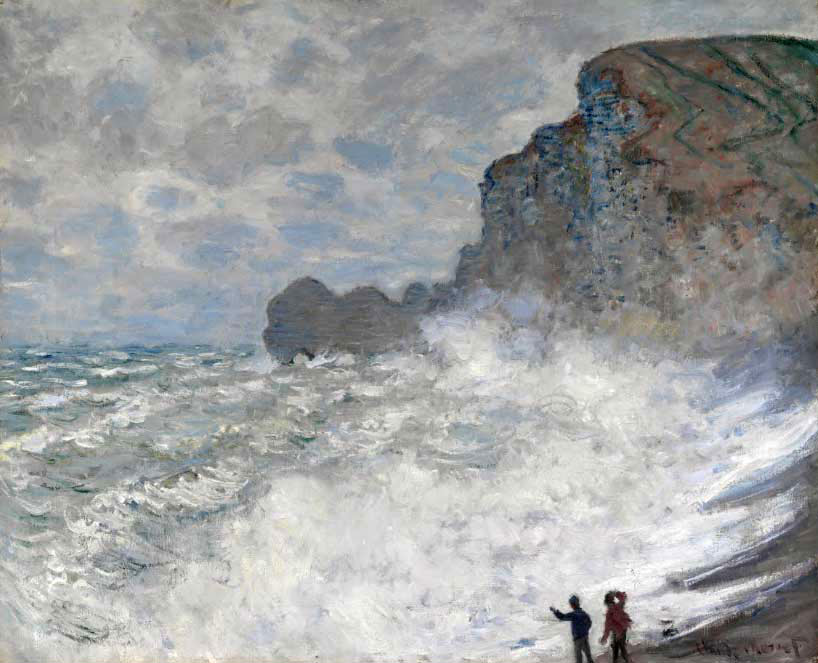 Pintura del mar de Monet