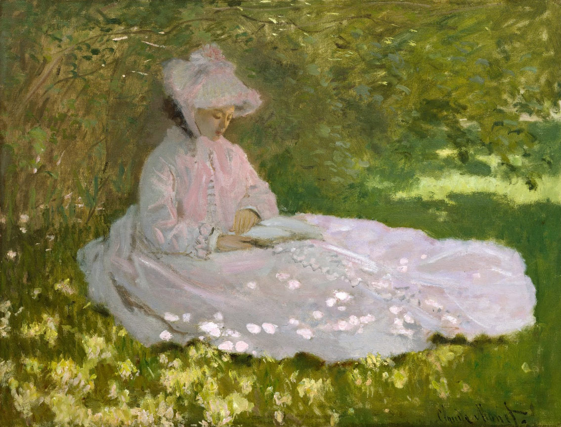Tiempo de primavera, de Monet, 