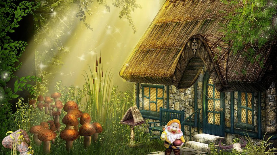 Pintar casas - La casa secreta de los gnomos Pintar casas
