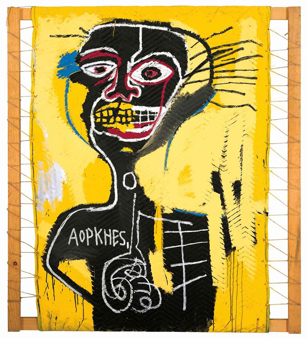 Gran cabeza de Jean Michel Basquiat
