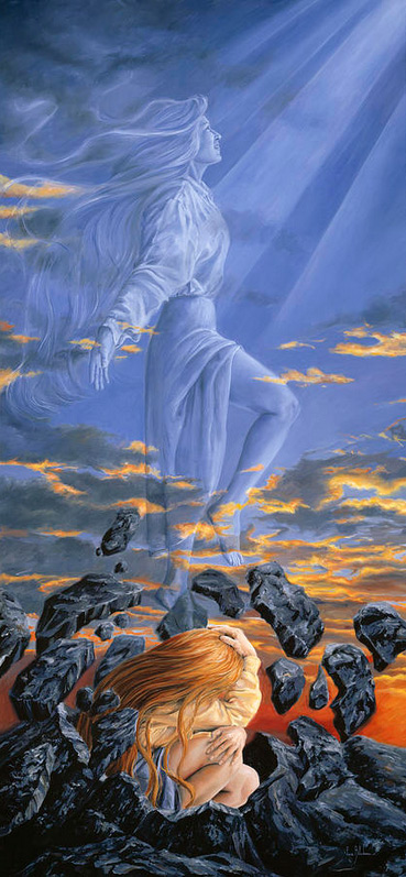 Painting by Lucie Bilodeau Painting Lucie Bilodeau