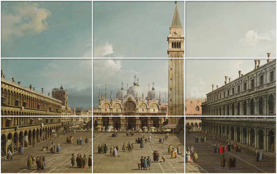 Paisaje de Venecia de Canaletto