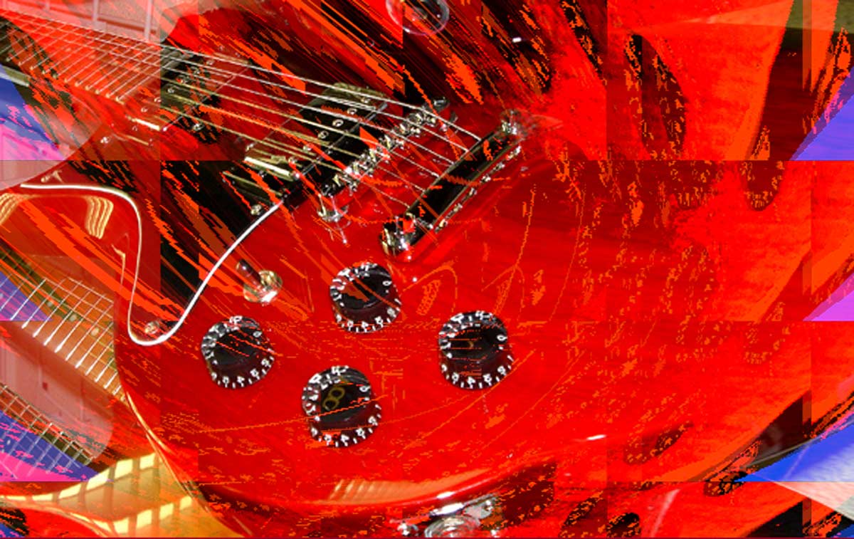 Fotos gratis - Artísticas - Guitarra Roja  