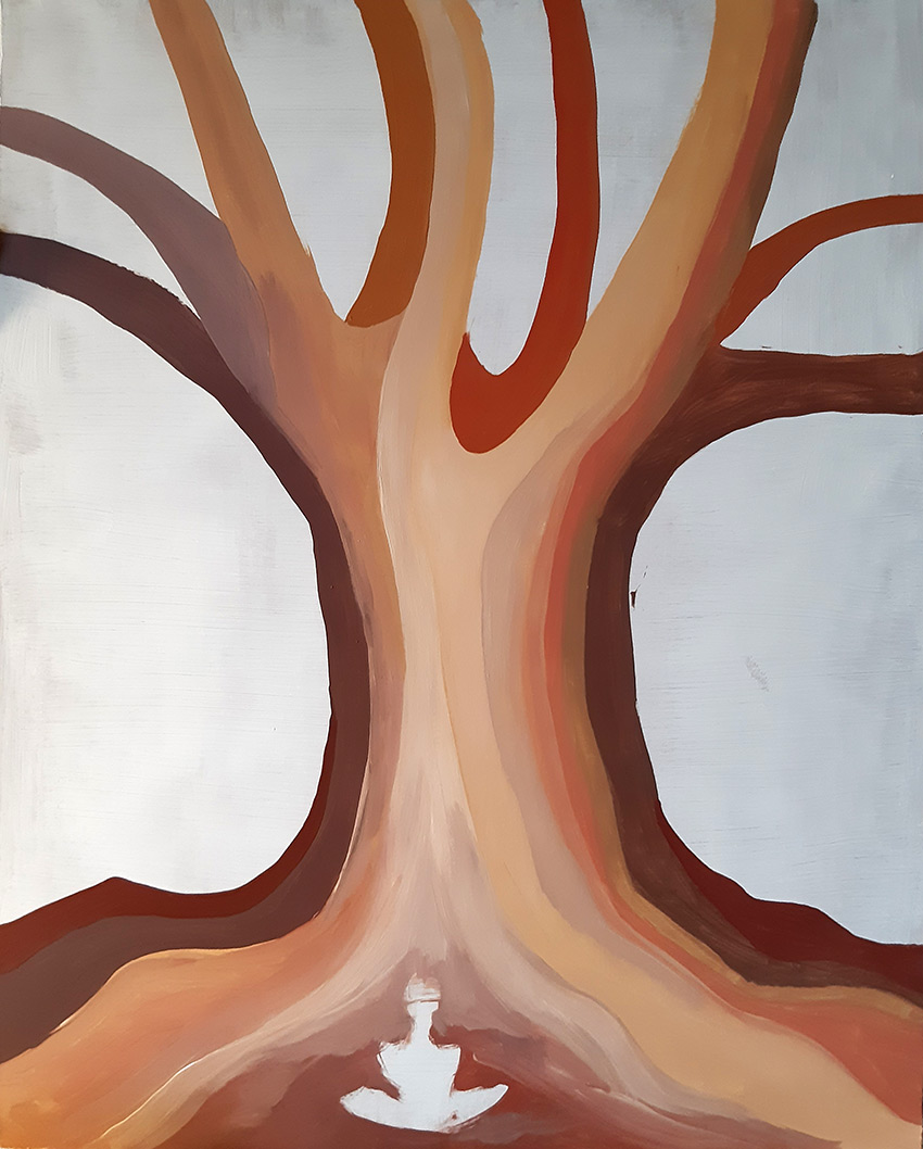 árbol Bodhi  pintura