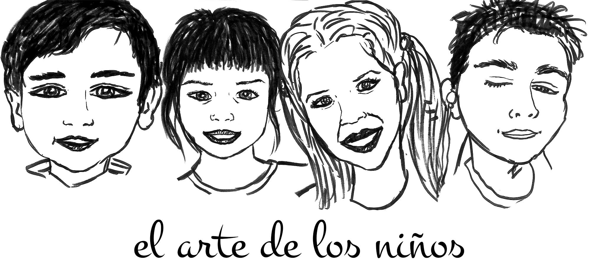 retrato de los niños