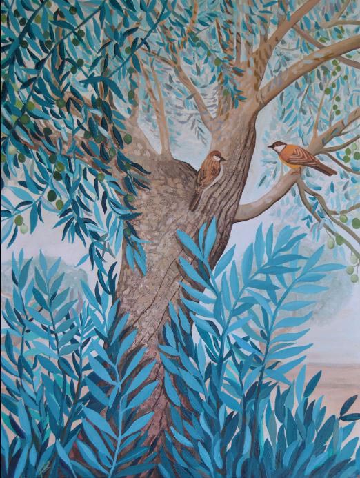 pintura oleo olivo cristina alejos