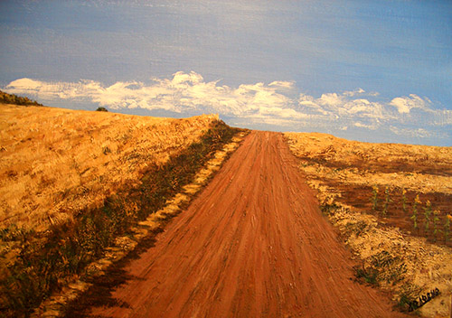 Pintura de Graciano Garcia -  El camino 