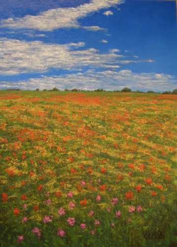Pintura de Graciano Garcia - Colores de Primavera